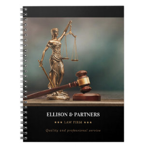 Themis Scales of Justice Notebook