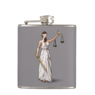 Themis - Titanium Hip Flask