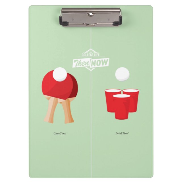 Then And Now: Ping Pong Clipboard (Front)