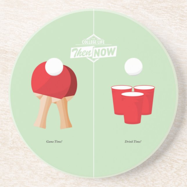 Then And Now: Ping Pong Coaster (Front)