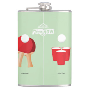 Then And Now: Ping Pong Hip Flask