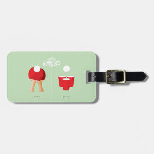 Then And Now: Ping Pong Luggage Tag