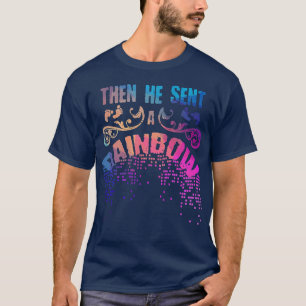 Then He Sent A Rainbow Epectant Mother Pregnancy T-Shirt
