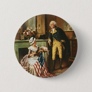 Then Now and Forever by Percy Moran 6 Cm Round Badge