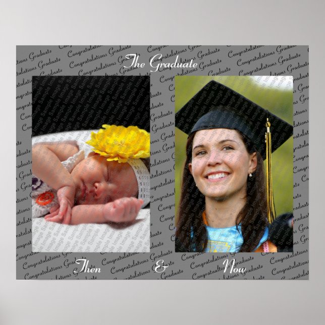 Then & Now Graduation Print (Front)
