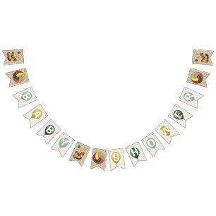 TheNursery BABY SHOWER add name to flags 2,8&15