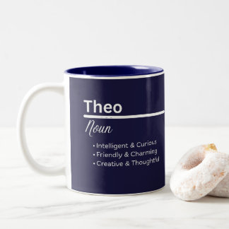 Theo Boy Personalized Name Definition Mug
