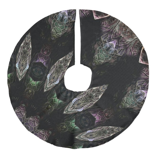 Theo Brushed Polyester Tree Skirt (Front)