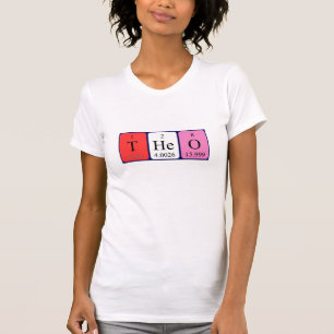 Theo periodic table name shirt