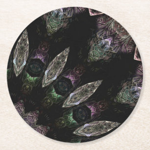 Theo round paper coaster