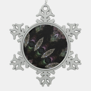 Theo Snowflake Pewter Christmas Ornament
