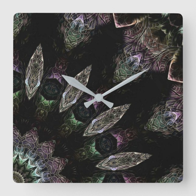 Theo  square wall clock (Front)