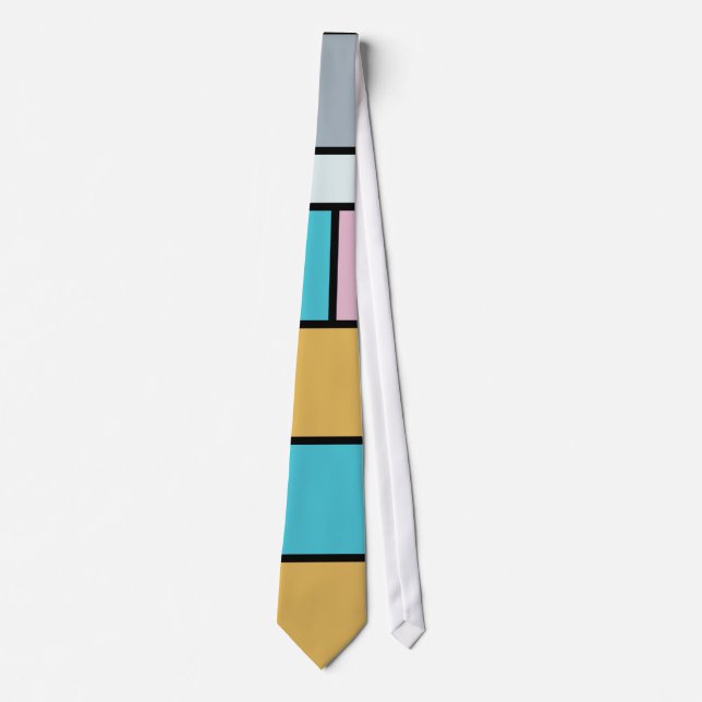 Theo Van Doesburg - Composition 17 - Mondrian Art Tie (Front)