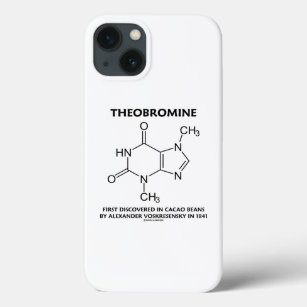 Theobromine First Discovered In Cacao Beans 1841 iPhone 13 Case