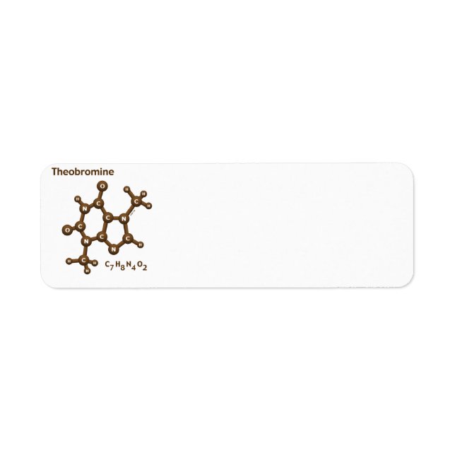 Theobromine Return Address Label (Front)