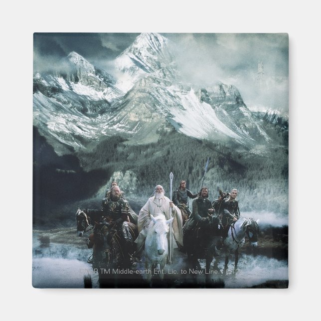 Theoden and the Fellowship Magnet (Front)