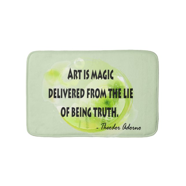 Theodor Adorno Bath Mat (Front)