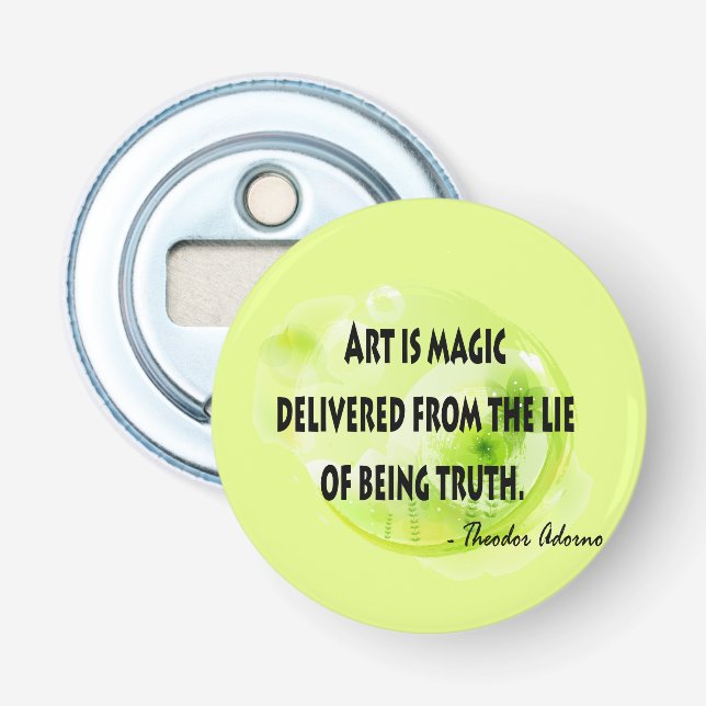 Theodor Adorno Bottle Opener (Front)