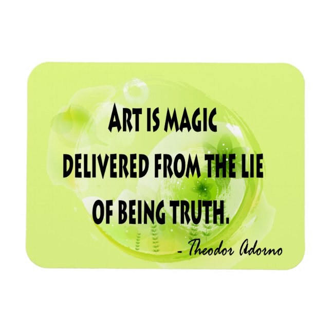 Theodor Adorno Magnet (Horizontal)