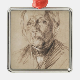 Theodor Fontane, 1896 Metal Tree Decoration
