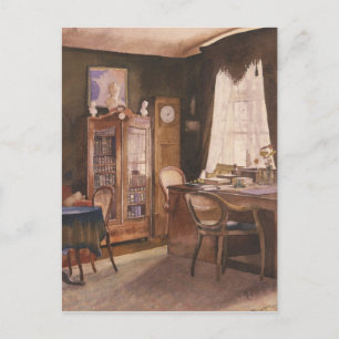 Theodor Fontane's Study Postcard