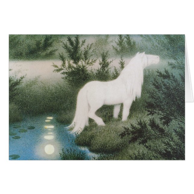 Theodor Kittelsen The neck as a white horse (Front Horizontal)