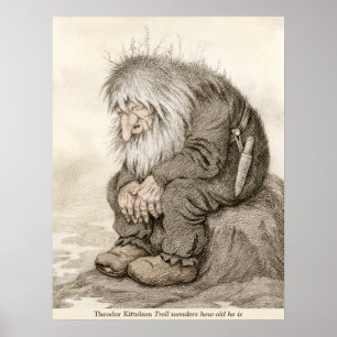 Theodor Kittelsen Troll wonders how old CC0232 Poster