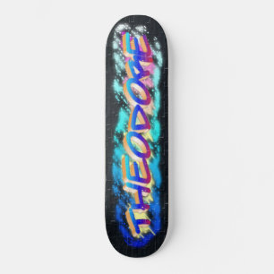 THEODORE Customised Graffiti Skateboard