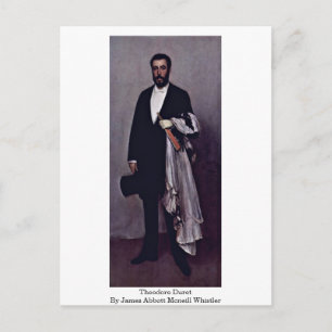 Theodore Duret By James Abbott Mcneill Whistler Postcard