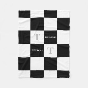 Theodore Name Custom Unisex Nursery Name Reveal Fleece Blanket