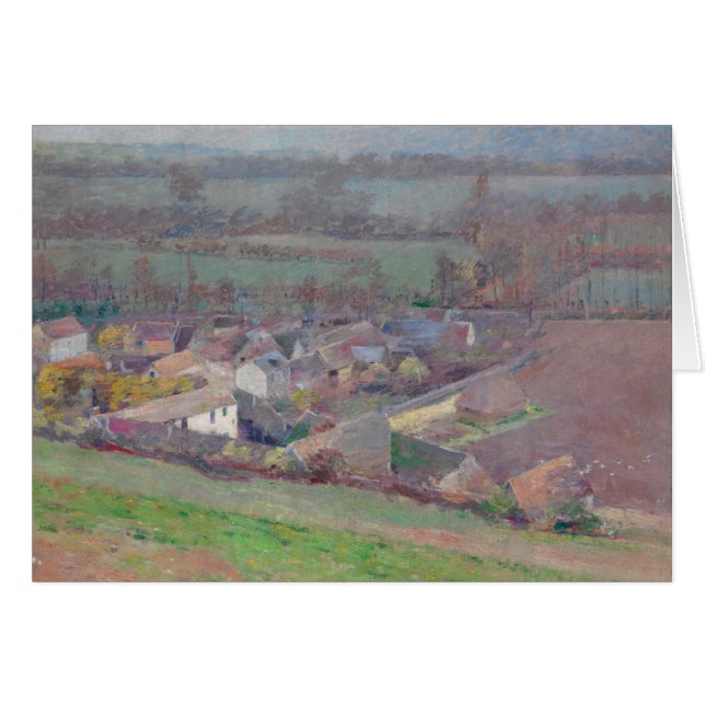 Theodore Robinson "Bird's eye view" landscape art (Front Horizontal)
