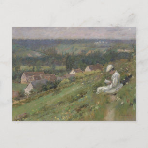 Theodore Robinson - The Valley of Arconville Postcard
