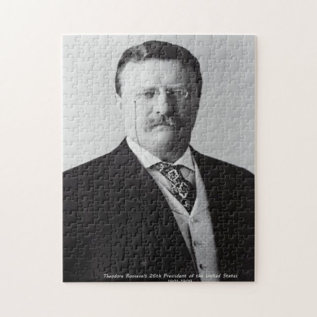 Theodore Roosevelt 26th President of America. Jigsaw Puzzle (Vertical)