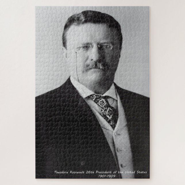 Theodore Roosevelt 26th President of America Jigsaw Puzzle (Vertical)