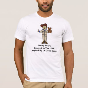 Theodore Roosevelt and Teddy Bear T-Shirt