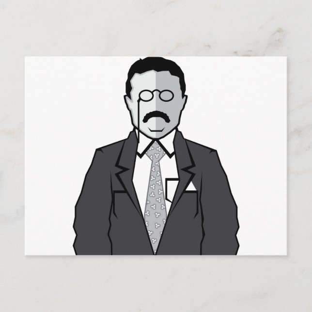 Theodore Roosevelt cartoon Postcard (Front)