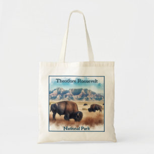 Theodore Roosevelt National Park Bison Souvenir Tote Bag