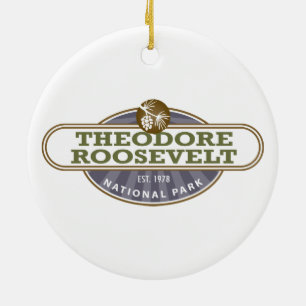 Theodore Roosevelt National Park Ceramic Ornament