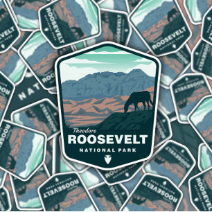 Theodore Roosevelt National Park   Die-Cut Sticker