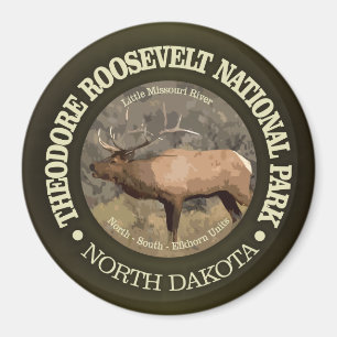 Theodore Roosevelt National Park (elk) Magnet