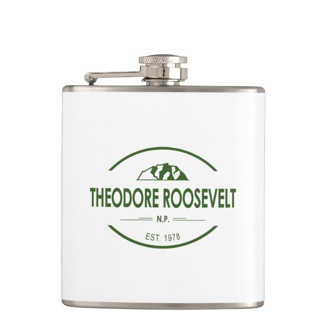 Theodore Roosevelt National Park Hip Flask (Front)