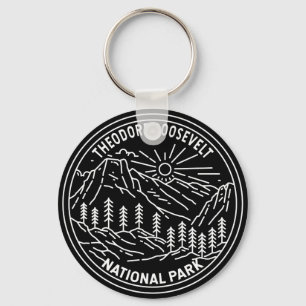 Theodore Roosevelt National Park Monoline Key Ring