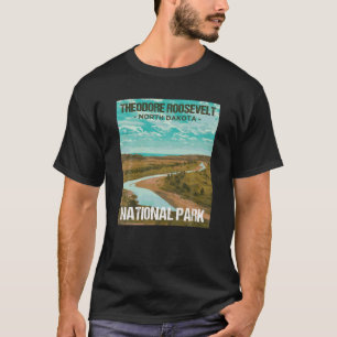 Theodore Roosevelt National Park North Dakota Post T-Shirt