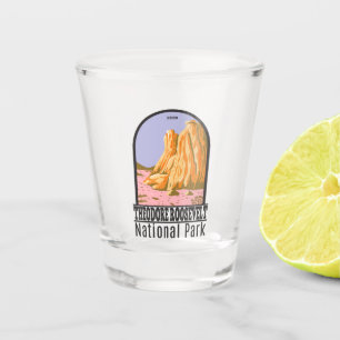 Theodore Roosevelt National Park North Dakota Shot Glass
