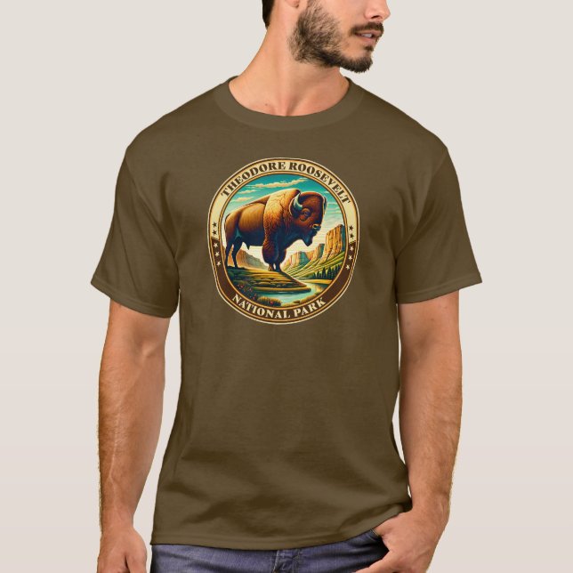 Theodore Roosevelt National Park North Dakota T-Shirt (Front)