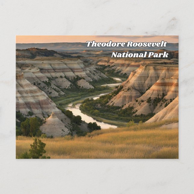 Theodore Roosevelt National Park Postcard (Front)