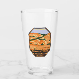 Theodore Roosevelt National Park Vintage Glass