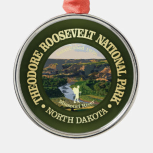 Theodore Roosevelt NP2 Metal Ornament