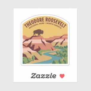 Theodore Roosevelt Park Travel Decal Sticker