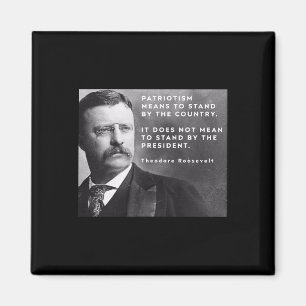 Theodore Roosevelt Pro-democracy Anti-trump Patrio Magnet